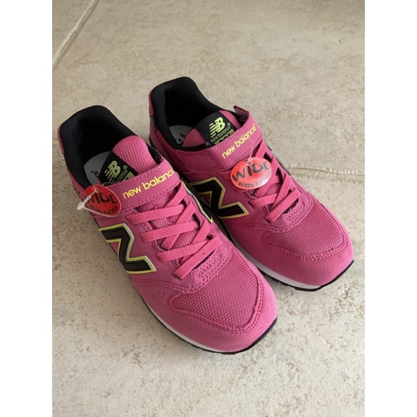 大童7-12歲new balance 996 nb KV996MDY 粉紅21cm US3 魔鬼氈