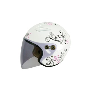 [小齊安全帽] M2R半罩式安全帽 M700 #1 藤蔓鳥籠 白色【超輕量化】可拆內襯 半罩帽