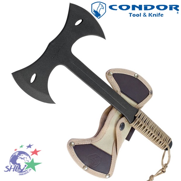 CONDOR 禿鷹刀具 - Throwing Axe 雙面投擲斧 / 1075碳鋼 / CTK1402-1.4【詮國】