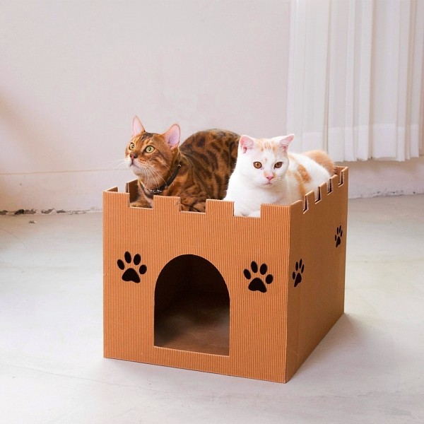 【戀家小舖】寵物用品 城堡喵屋 貓貓也要睡城堡 廠商直送 免運