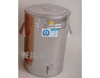 餐具達人【不銹鋼304保溫茶桶】 保熱桶 紅茶桶/保冰桶/儲冰桶/飲料桶 (有水龍頭)