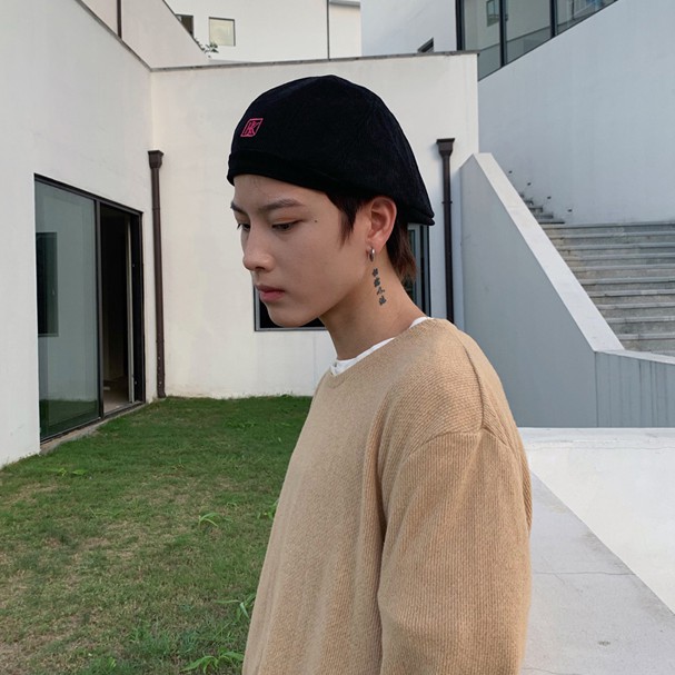 Astros 韓國嘻哈貝雷帽男均碼畫家帽反戴帽子街頭網紅穿搭男女款韓版百搭好看文青棒球帽 蝦皮購物