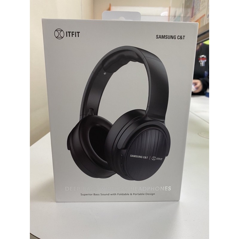 ［出清］代售 SAMSUNG C&amp;T ITFIT 三星 無線藍芽重低音耳罩式耳機