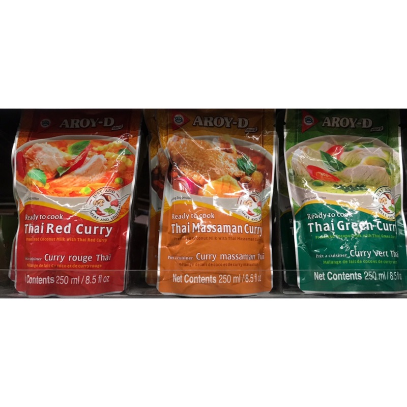 限時促銷 Aroy D 即時綠咖哩醬即食紅咖哩醬 蝦皮購物