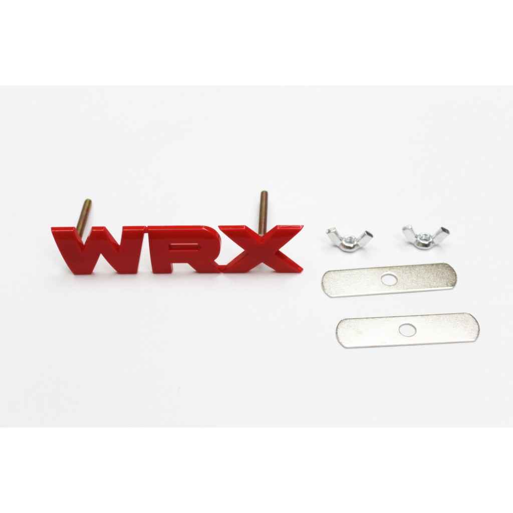 亮紅色WRX中網車標 適用斯巴魯Subaru WRX STI