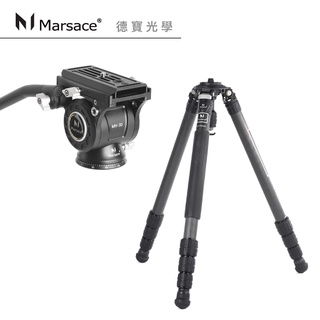 Marsace MV-30 掌上型阻尼可調油壓雲台 + MT-3542SV 飛羽 攝錄影器材 總代理公司貨