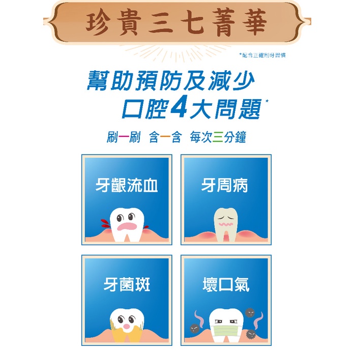 雲南白藥牙膏 薄荷清爽牙膏6入組可幫助減少牙齦出血發生率 降低牙周病發生率 保持口腔健康 幫助去除牙菌斑 清新無中藥