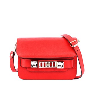 PROENZA SCHOULER 新款防刮牛皮mini PS11(金釦)(騎士紅) H00007 C137K 3070