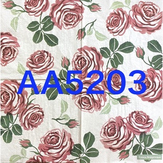 波弟彩繪拼貼/木器彩繪/蝶古巴特餐巾紙/AA5203/美麗玫瑰花