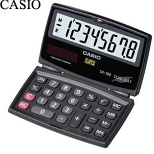 現貨阿筆文具 CASIO SX-100 摺疊 國家考試機型計算機 8位數 獨立記憶體 公司貨
