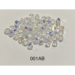 4mm 5328 奧地利 施華洛世奇 尖角珠 AB加彩 水晶 串珠 綜合賣場 施華洛世奇原廠 手鍊 飾品 手環 吊