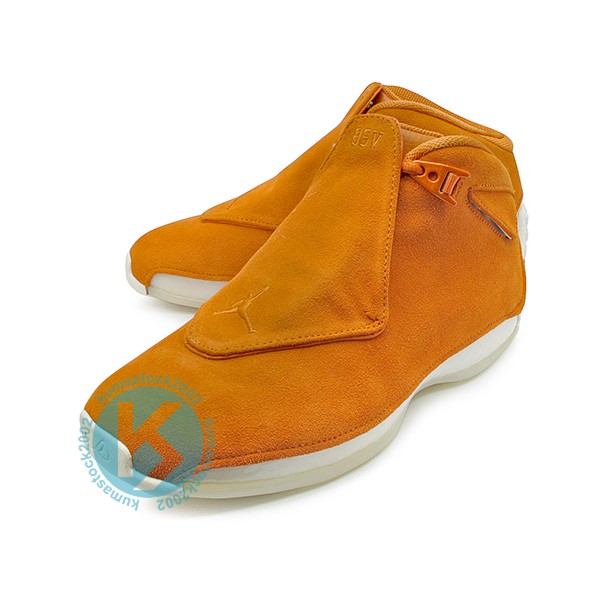 NIKE AIR JORDAN 18 RETRO ORANGE 86V SUEDE 橘色 麂皮 AA2494-801