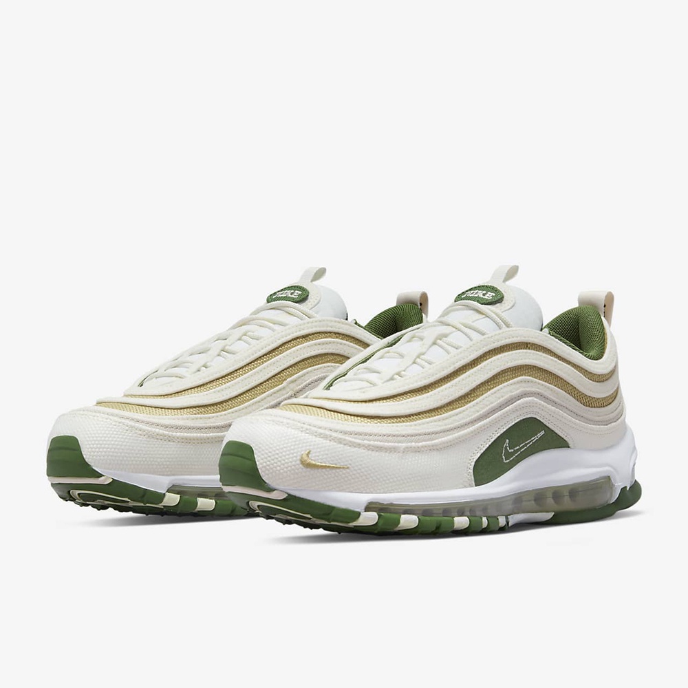 NIKE Air Max 97 SE 白綠 氣墊避震 男休閒鞋 KAORACER DM8588100