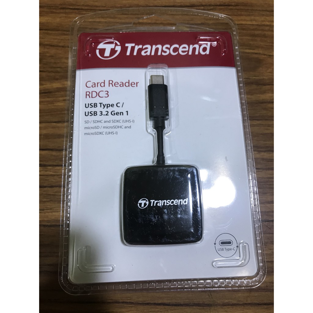 點子電腦☆北投@ Transcend 創見 RDC3 讀卡機 USB 3.2 Type-C☆420元