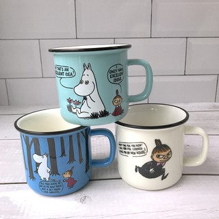 日本 嚕嚕米 仿琺瑯 陶瓷 馬克杯 茶杯 水杯 杯 杯子 咖啡杯 餐具 餐廚居家 moomin 生日禮物