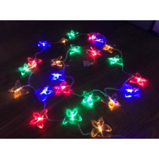 超晶亮 LED燈串 ( 10米/100燈 )/插電式/能串接/水晶球、蝴蝶