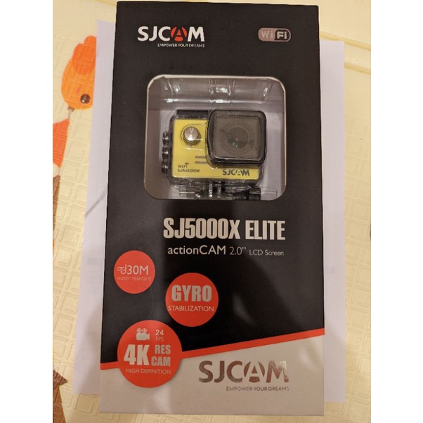 SJ5000x Elite運動攝影機 + 一顆全新電池 +4G 記憶卡