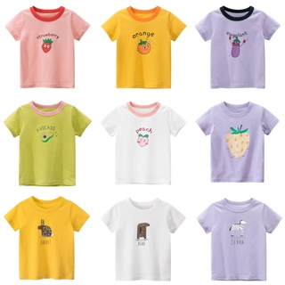 品牌童裝工廠大廠出品 夏季新款2022韓版兒童短袖t恤女寶寶衣服