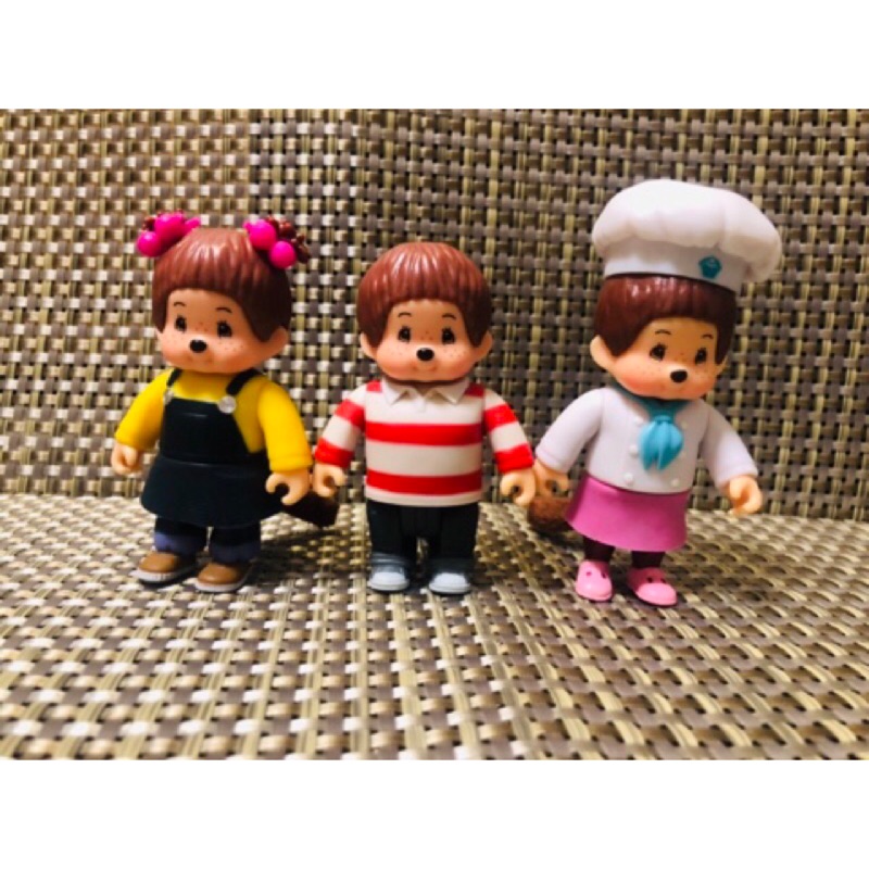 夢奇奇monchhichi已拆封  蒙奇奇超可愛可動人偶條紋男孩