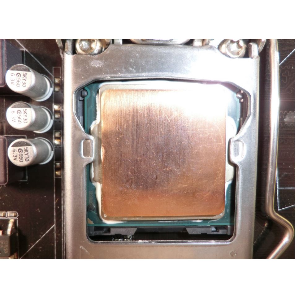 intel i7 4770k cpu已開蓋換銅蓋不含風扇