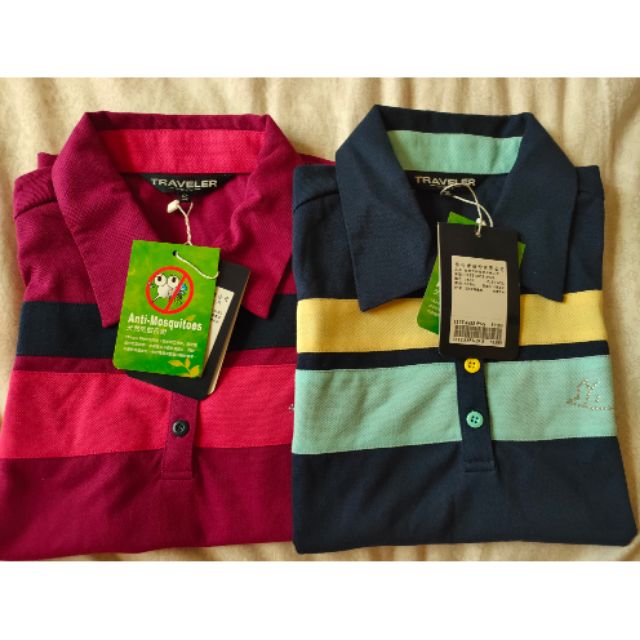 TRAVELER 旅行者 吸排防蚊針織上衣.休閒上衣.運動上衣