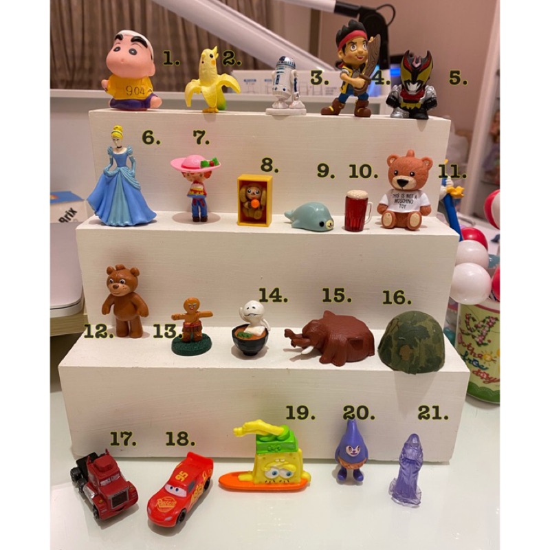 XP 海綿寶寶 大耳查布 薑餅人 方吉 熊熊 公仔