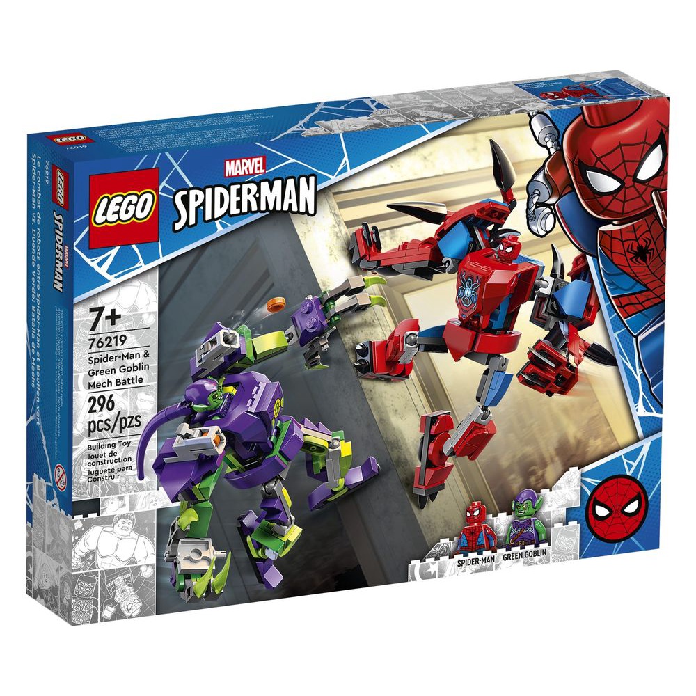 【積木樂園】樂高 LEGO 76219 超級英雄系列 蜘蛛人與綠惡魔機甲大戰