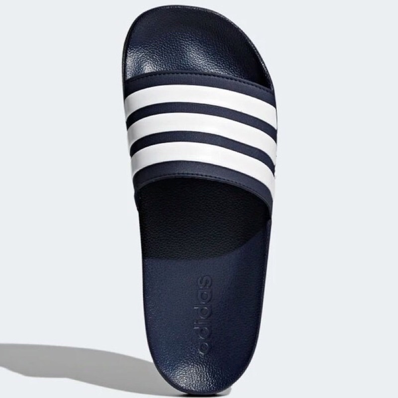 ADIDAS ADILETTE CLOUDFOAM 男鞋 女鞋 拖鞋 防水 海灘 藍 白 AQ1703