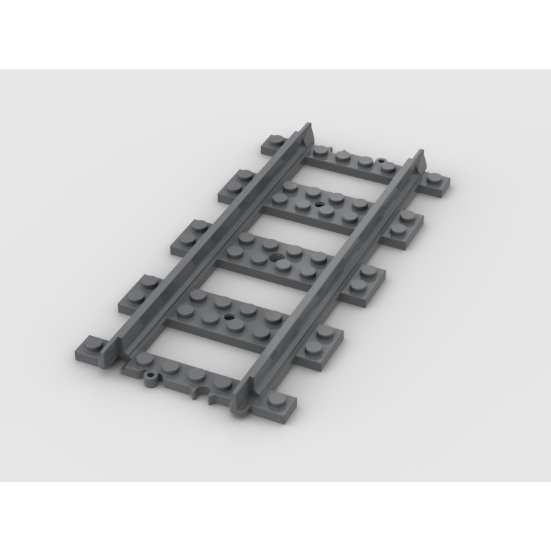 火車軌道 鐵軌 直軌 第三方 散件 機甲 moc 積木 零件 相容樂高 LEGO 樂拼 萬格 博樂 開智 53401