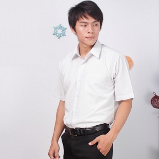 【臺灣製造-防皺襯衫】 JIA HUEI 短袖柔挺領吸濕排汗襯衫 3158細條紋 (米白色)現貨快速出貨❤️