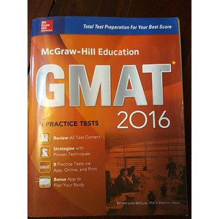 <二手商城> McGraw-Hill Education GMAT 2016 GMAT考試用書