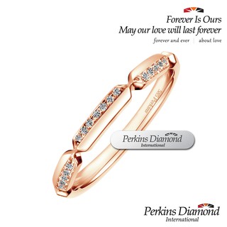 PERKINS 伯金仕 - Dance玫瑰金系列 0.04克拉鑽石戒指