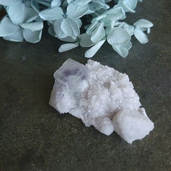 水晶花園－礦晶－湖南 螢石 水晶 方解石 硫鐵礦