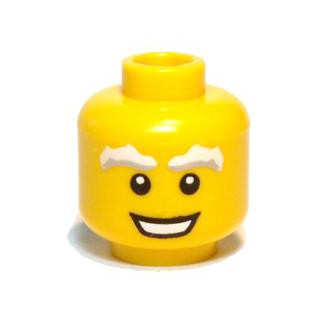 公主樂糕殿 LEGO 40125 10245 耶誕節 聖誕老公公 頭 臉 黃色 3626bpb0798 A305