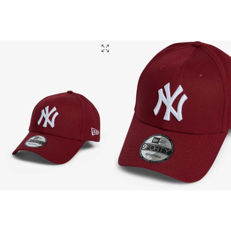 現貨 New Era 9Forty NY Cap 酒紅 酒紅色 MLB 棒球帽 復古 老帽 洋基帽 NY帽