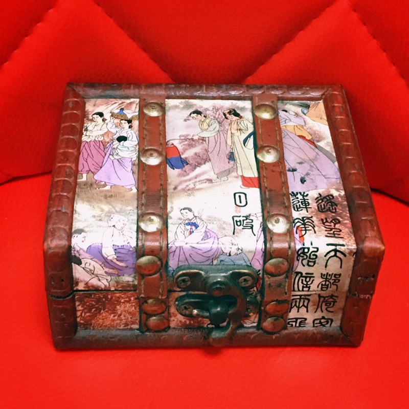 刺青專用紋身機盒#木質機器盒#中國復古懷舊風格#線圈機馬達機收藏盒#（不含圖中機器）