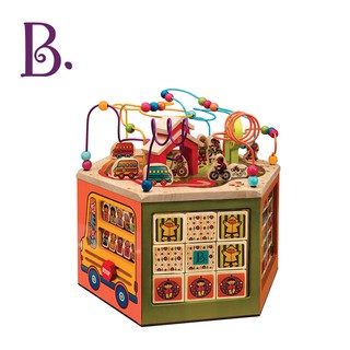 B.Toys 快樂角大學城 積木 益智 木頭玩具 兒童 玩具