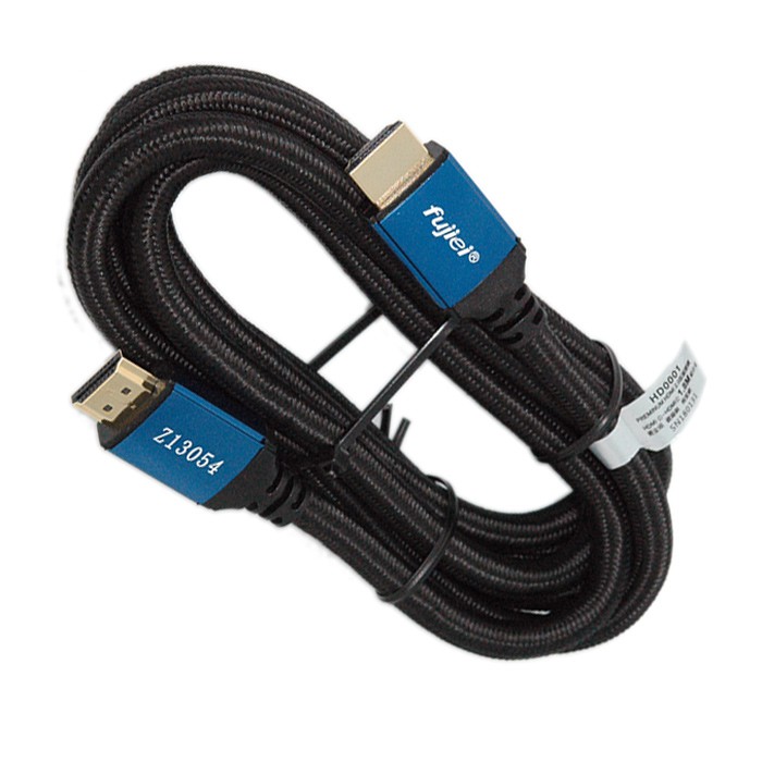 fujiei 高速乙太網HDMI公對公2.0V影音傳輸線3M(HDMI PREMINUM認證線)4K 60Hz