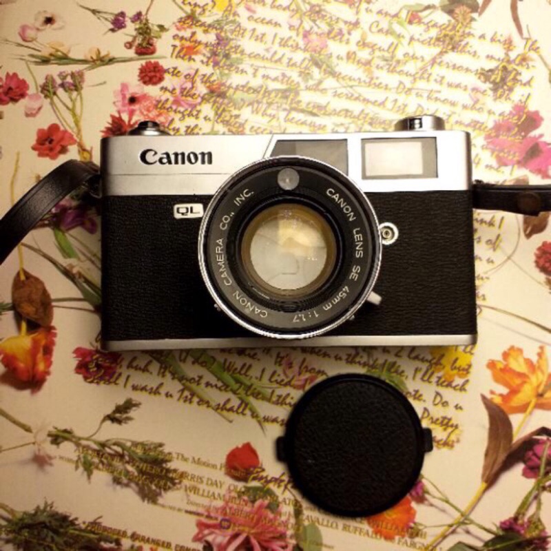 Canon Canonet QL17 RF相機 135底片機 底片相機 古董相機  連動測距式 1.7大光圈 日本製
