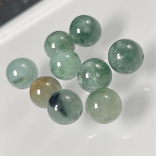 採禪水晶翡翠客製化手作坊-天然翡翠A貨- A626-天然翡翠-卡10mm /串珠/隔珠/緬甸翡翠/DIY串珠/