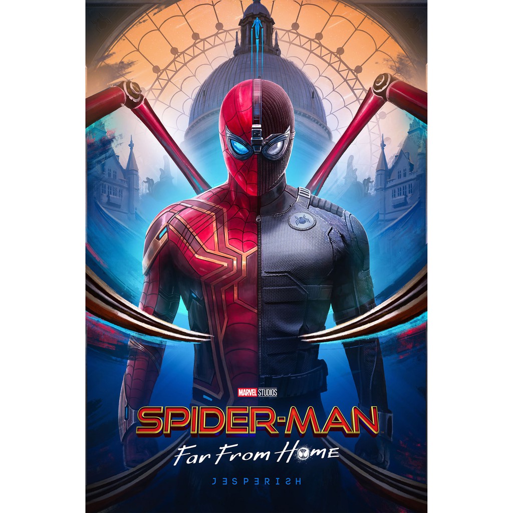 蜘蛛人-離家日/Spider-Man: Far From Home/A3護膜海報/復仇者聯盟【非黃褐色牛皮紙海報】