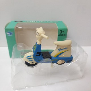 復古摩托車 偉士牌 Ｑ版 玩具車 模型車 現貨