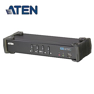 ATEN CS1764A 結合4埠KVM多電腦切換器及2埠USB 2.0 Hub DVI KVMP 多電腦切換器