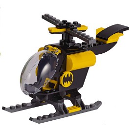 ［想樂］『拆賣』全新 樂高 Lego 76138 直升機 不含人偶及其配件 拆盒場景