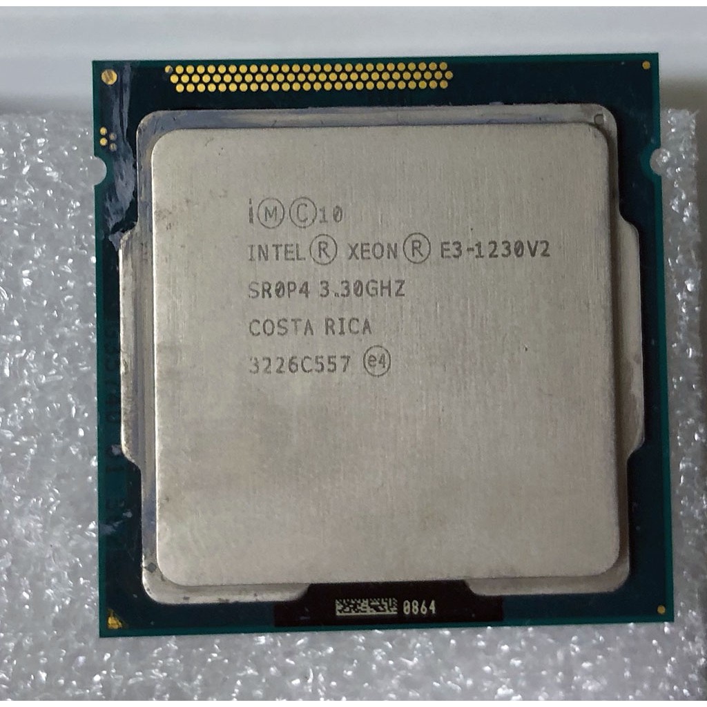 Intel E3 1230 V2 1155【二手】【裸裝】