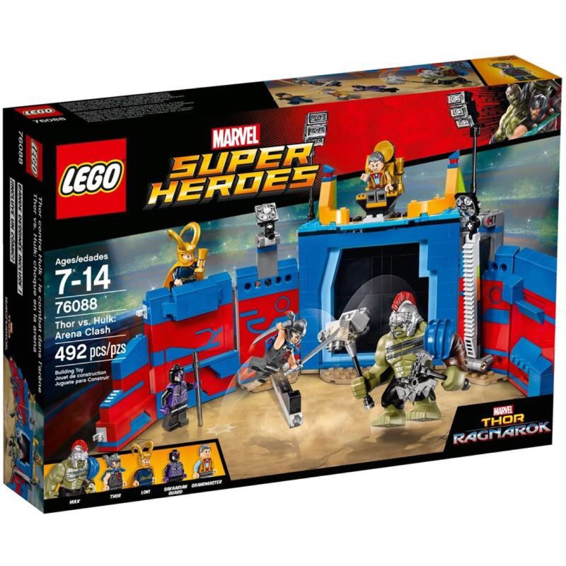 Lego 76088 索爾vs浩克 復仇者聯盟 超級英雄 super hero 雷神索爾 諸神黃昏