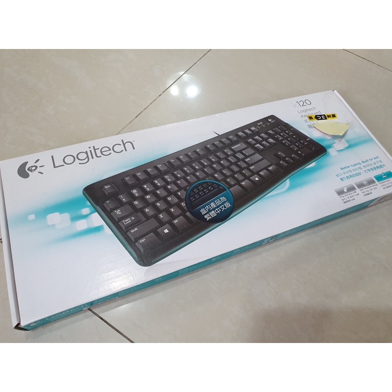 羅技鍵盤 Logitech Keyboard k120 有線鍵盤