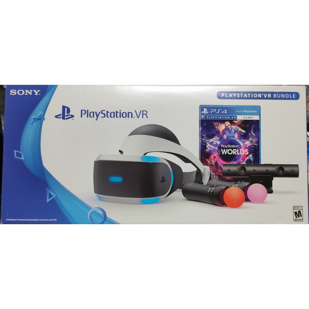 PS VR 含VR主機 攝影機 動態控制器*2 原廠盒裝 8.9成新 豪華全配組 遊戲片*2