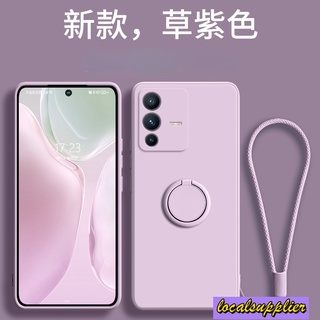 液態指環掛繩保護殼vivo V23手機殼vivo V23 5G保護殼 vivo v23防摔殼 vivo V23手機殼