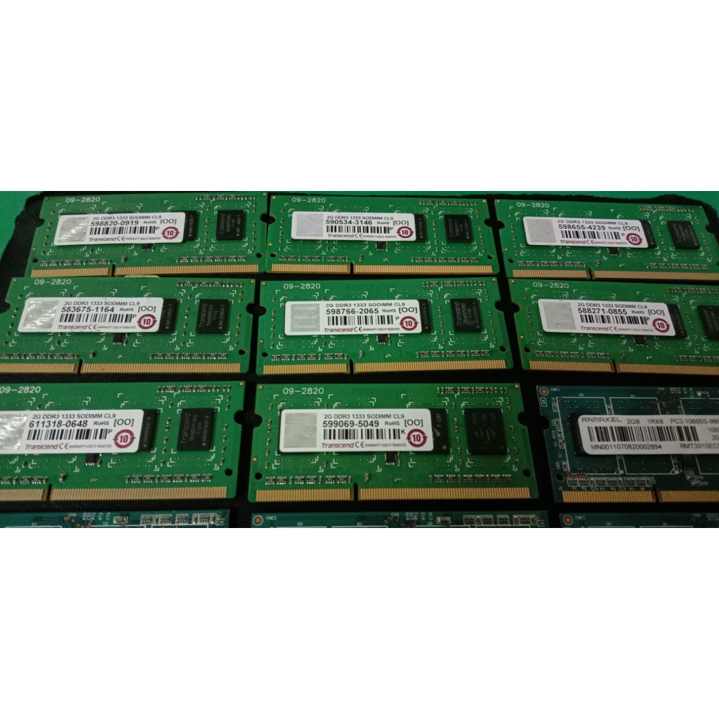 DDR3 4G 筆電用記憶體 高CP (大廠拆機良品)